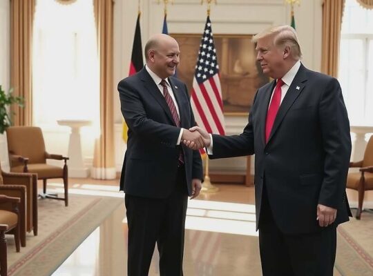 Trump Meets Germany's New Chancellor Merz Over Mega Trade Deals as Iran Tensions Mount