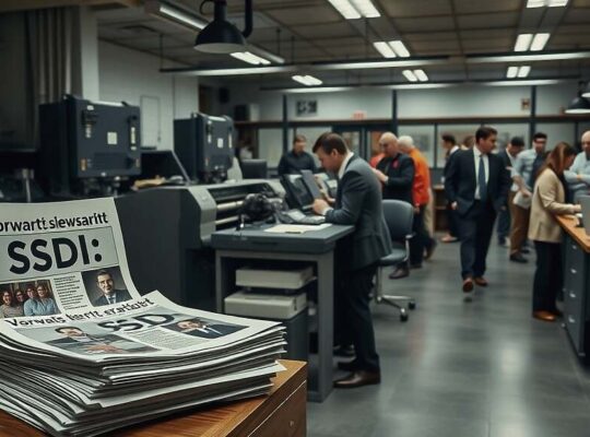 SPD Shuts Print Edition of "Vorwärts" Magazine, Announces Digital Relaunch Plan.