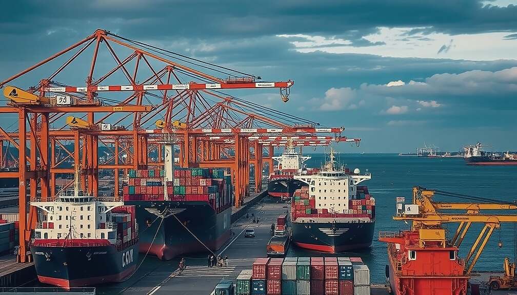 German Seaports Ship 3.8 % More Cargo in 2025 - Energy Transport Leads, Containers Surge 12 %}