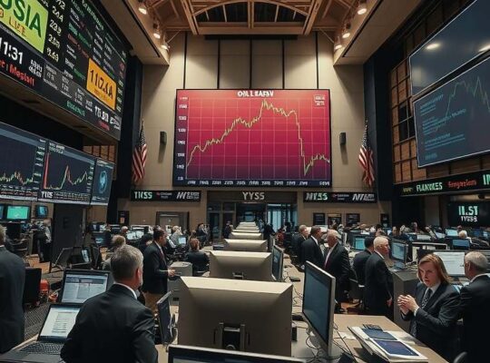 US Stocks Fall as Brent Oil Rises 3.8% and Gold Jumps, AI Hype Wanes