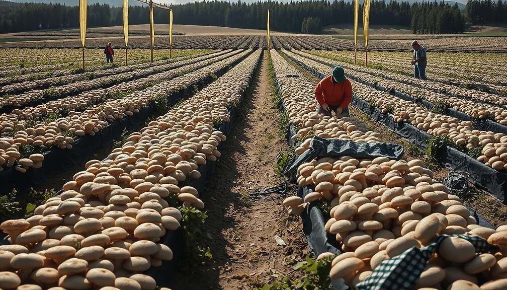 Germany's 2025 Mushroom Harvest Rises 1% to 78,400 t, Champignons Dominate and Organic Production Grows