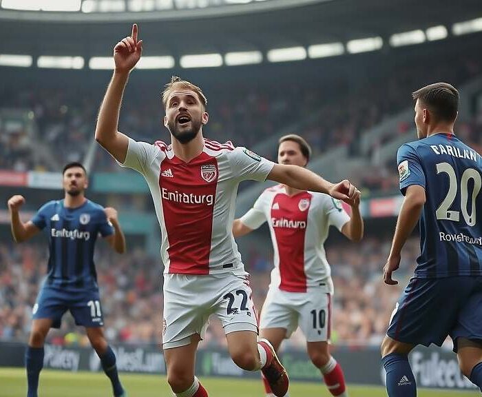 Frankfurt Clinches 2-0 Victory Over Freiburg, Takes the Lead in Bundesliga Table