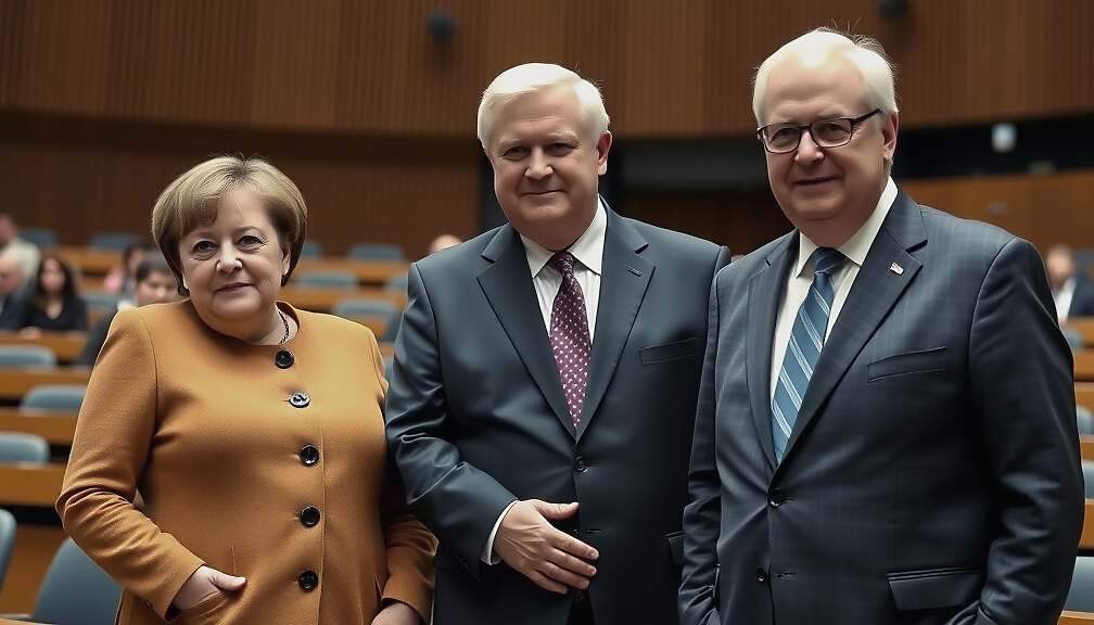 EU Parliament Honors Merkel, Walesa, and Selenskyj with Prestigious European Order of Merit