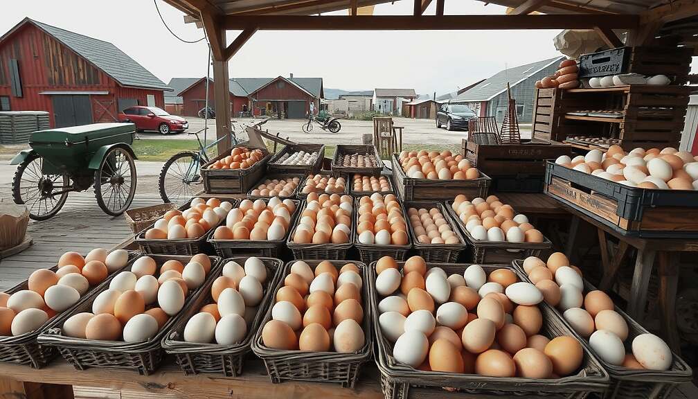 Germany's Egg Supply Tightens for Easter, Yet Poultry Industry Speaks of No Crisis Ahead.
