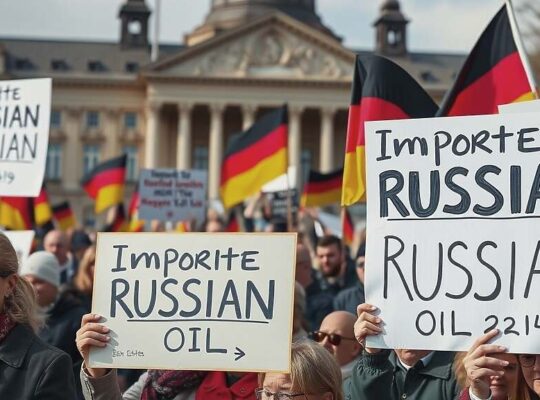 Wagenknecht Calls for Russian Oil Imports and a €1.50 Fuel Price Cap.