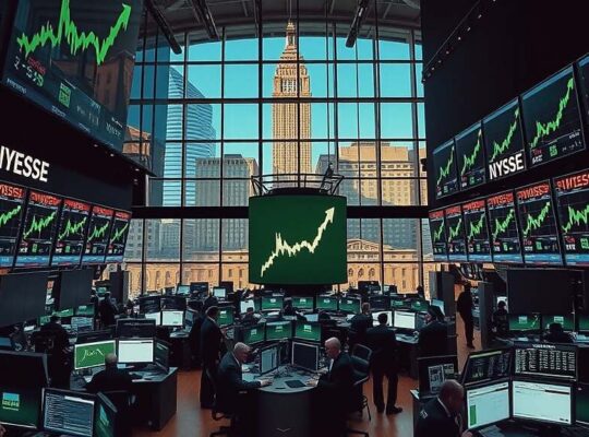 US Markets Surge Past 46,000 Amid Oil Drop on Gulf De‑escalation Hints, Trump Urges Allies to Intervene.