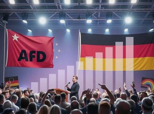 AfD and Union Share 26 % in Insa's Sunday Trend, SPD Hits Record Low.