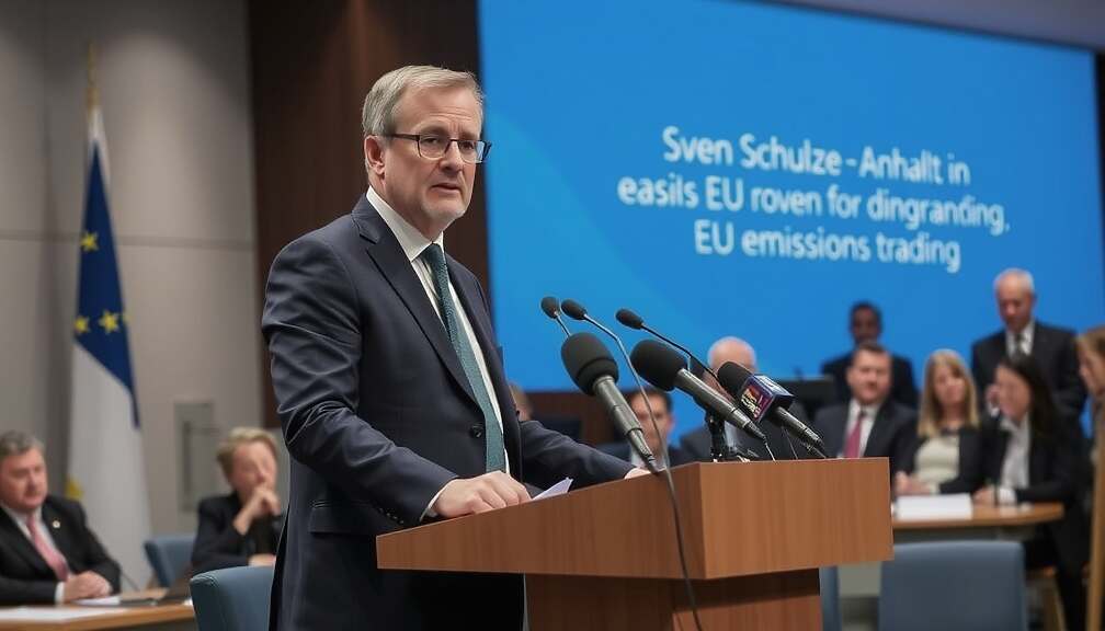 Saxony‑Anhalt Premier Demands EU Carbon Trading Relaxation Amid Rising Gas Prices and Climate Target Concerns