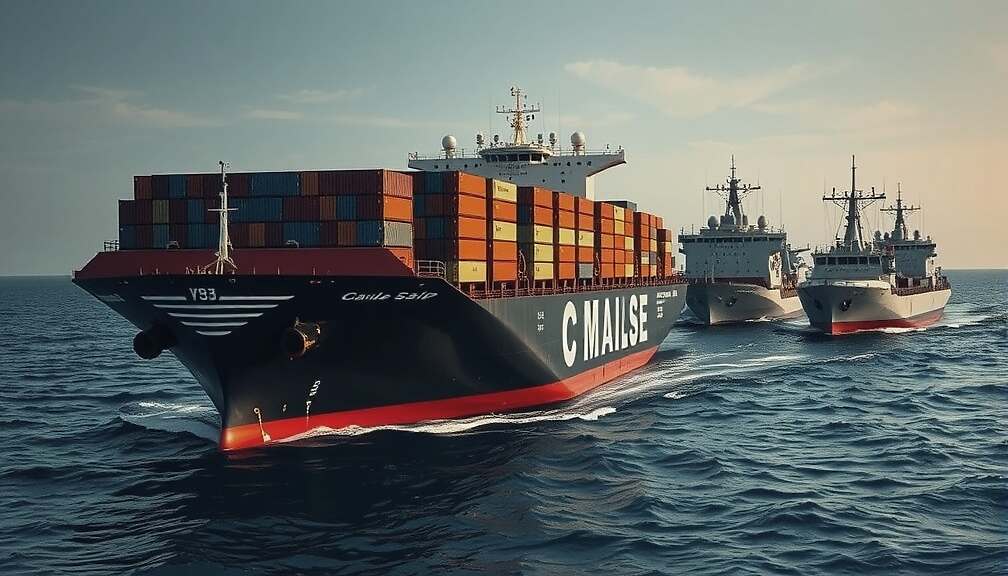 US Navy Claims Bombing and Seizure of Iranian Container Ship in Arabian Sea