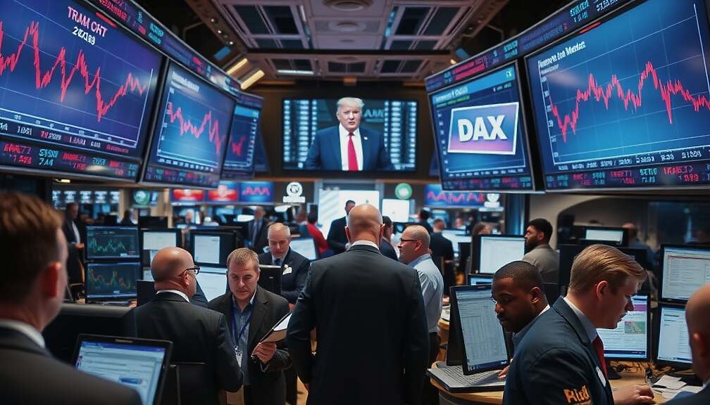 Trump's Warning Sparks DAX Slide and Oil Surge }