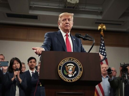 Trump Claims Iran Demanded Ceasefire, U.S. Will Consider Only if Hormuz Is Open.