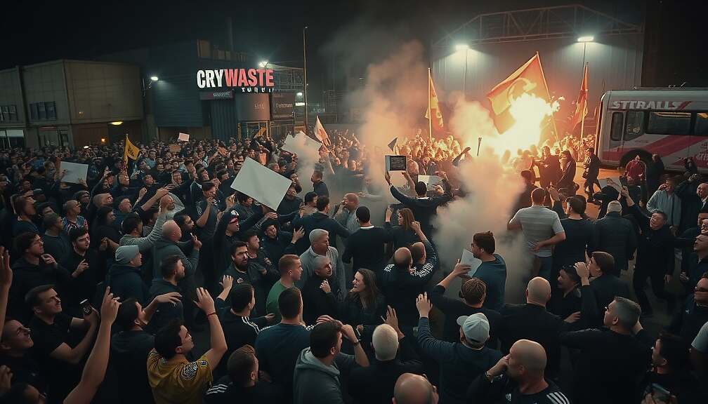 200 Football Fans Clashed in Thuringia Under Heavy Police Watch
