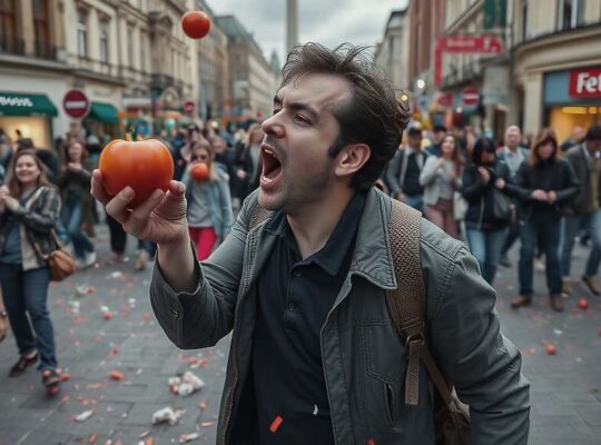 Exiled Shah Targeted by Tomate Attack During Berlin Visit Amid Political Tensions