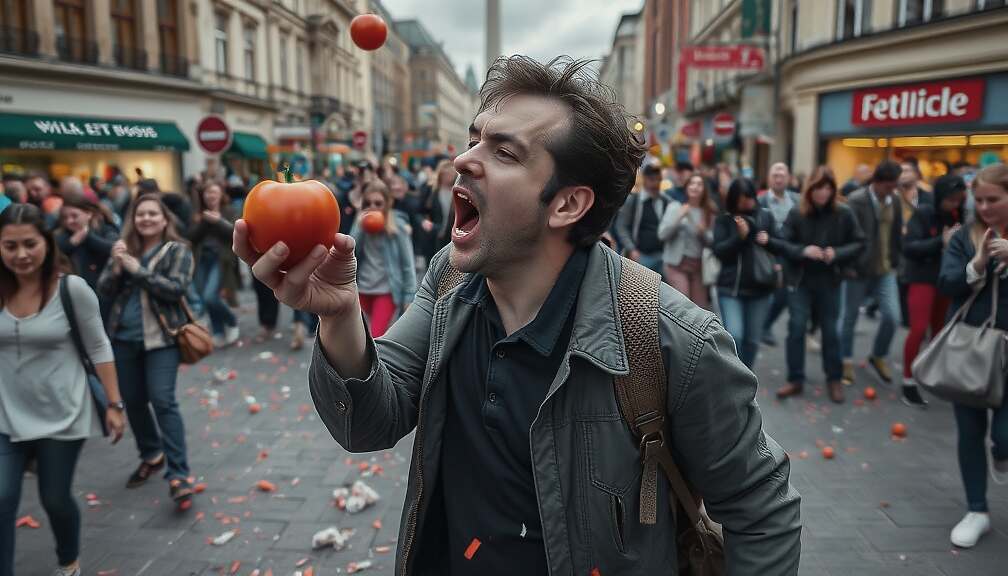 Exiled Shah Targeted by Tomate Attack During Berlin Visit Amid Political Tensions