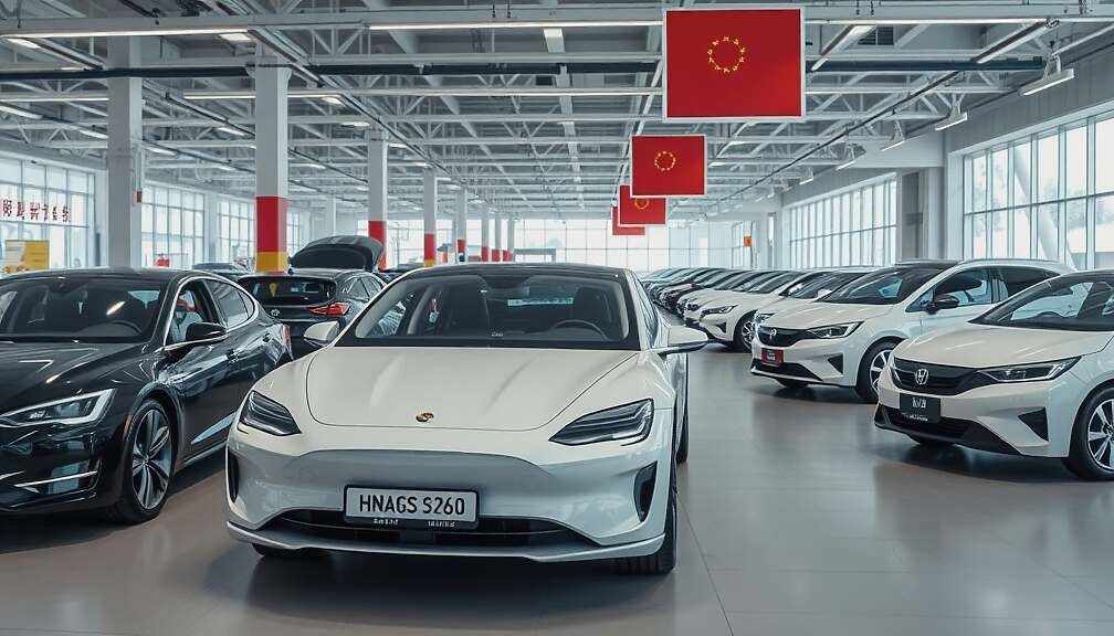 German Auto Giants See Plummeting China EV Market Share, Betting on Beijing Showcase for Turnaround