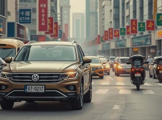 VW Warns of Shrinking Chinese Auto Market Amid Fierce Tech Competition