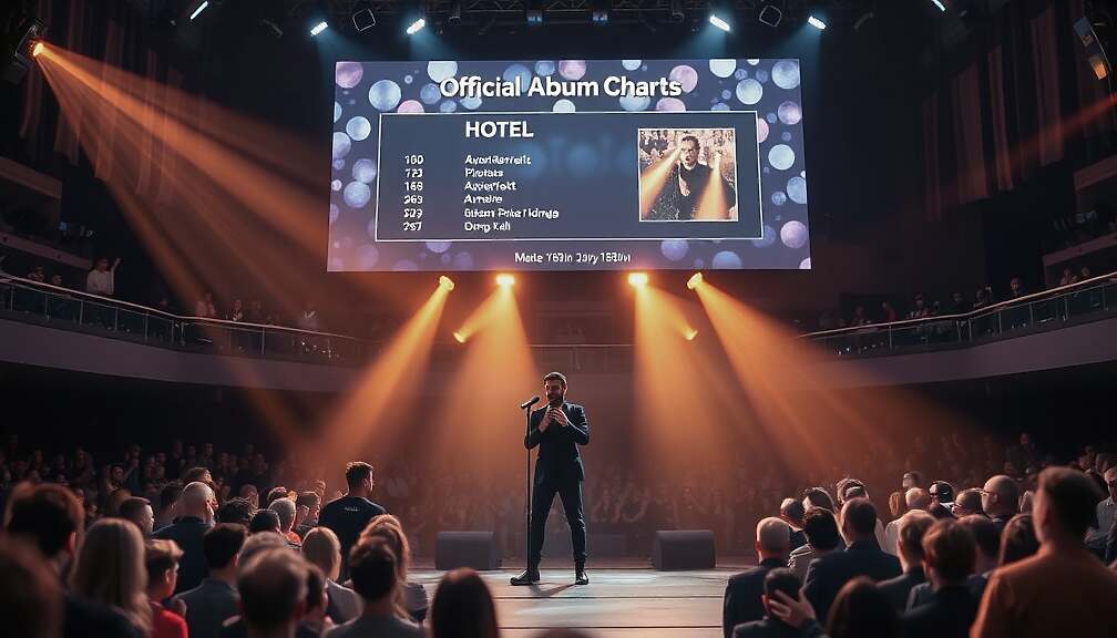 Johannes Oerding Claims the German 1 Spot on "Hotel" Marking His Third Chart‑Topper