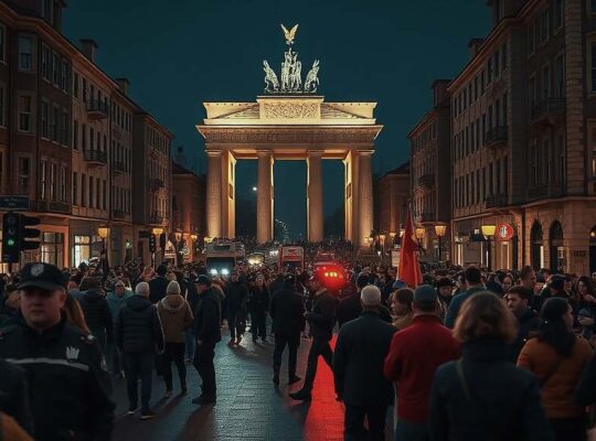 Protesters Clash with Police as Berlin Kicks Off Walpurgisnacht