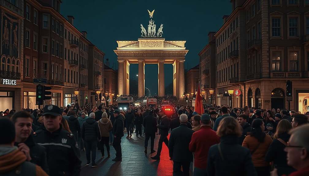 Protesters Clash with Police as Berlin Kicks Off Walpurgisnacht