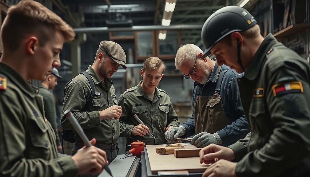 German Trades Plan to Integrate Apprenticeships for Conscripts to Bolster Skilled Workforce