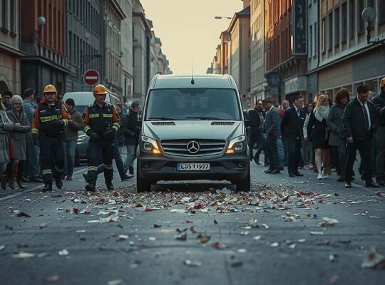 Car Hits Crowd in Leipzig's Center, Leaving Multiple Injured