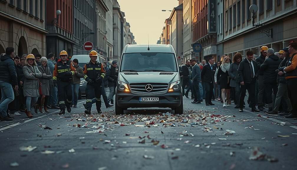 Car Hits Crowd in Leipzig's Center, Leaving Multiple Injured