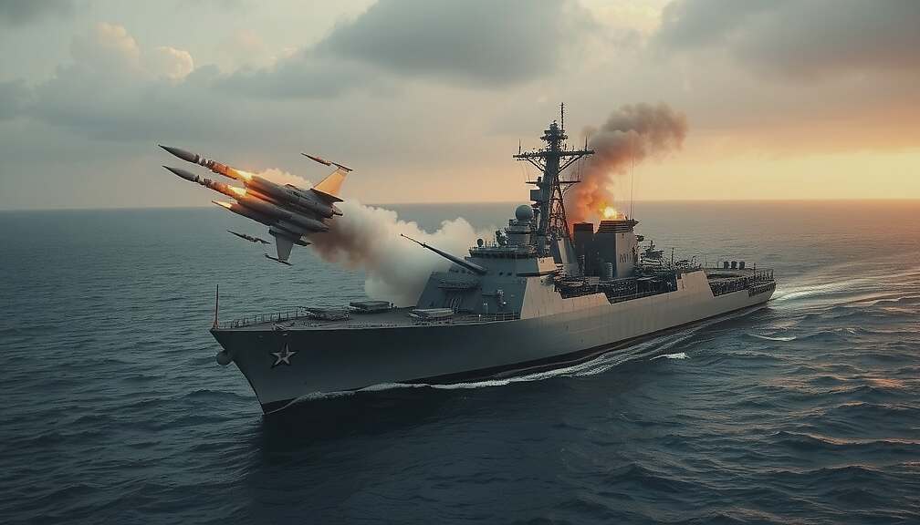 Iran Claims Missile Attack on US Warship in Strait of Hormuz Amid Escalating Tensions