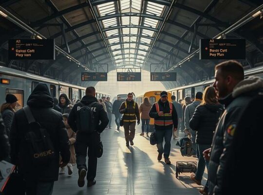 31-Year-Old Arrested After Stabbing Passengers at Train Station