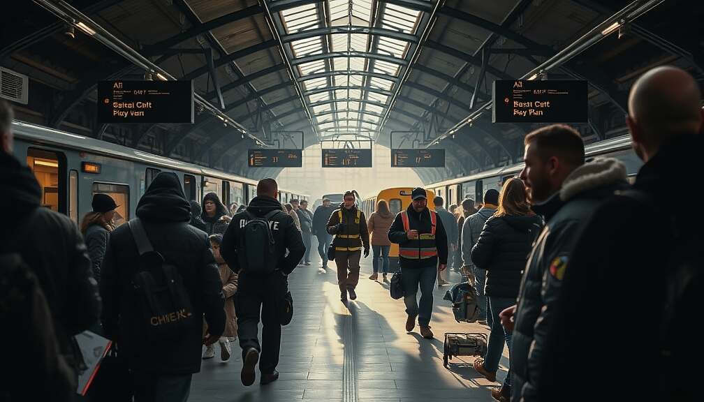 31-Year-Old Arrested After Stabbing Passengers at Train Station