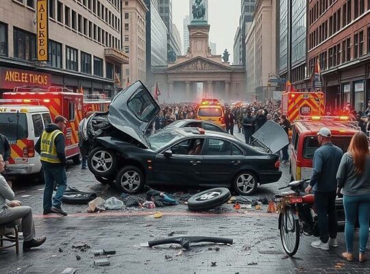 Leipzig Horror: Car Crashes into Crowds, Leaving Multiple Dead and Injured