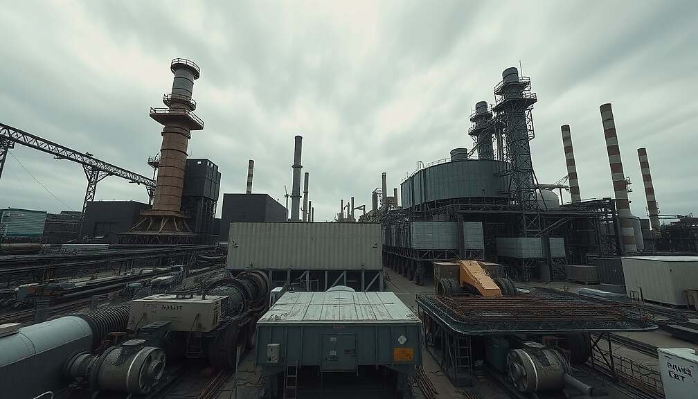 High Energy Prices Drive Major Production Slump in German Heavy Industry