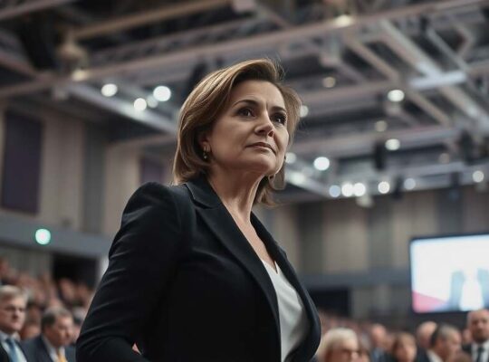 Linken Chief Schwerdtner Embraces Internal Power Struggle and Platform Debate at Party Congress