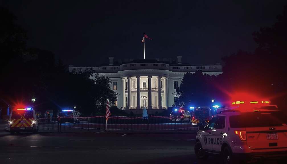 Shooting Incident at White House Injures Two, Suspect Apprehended