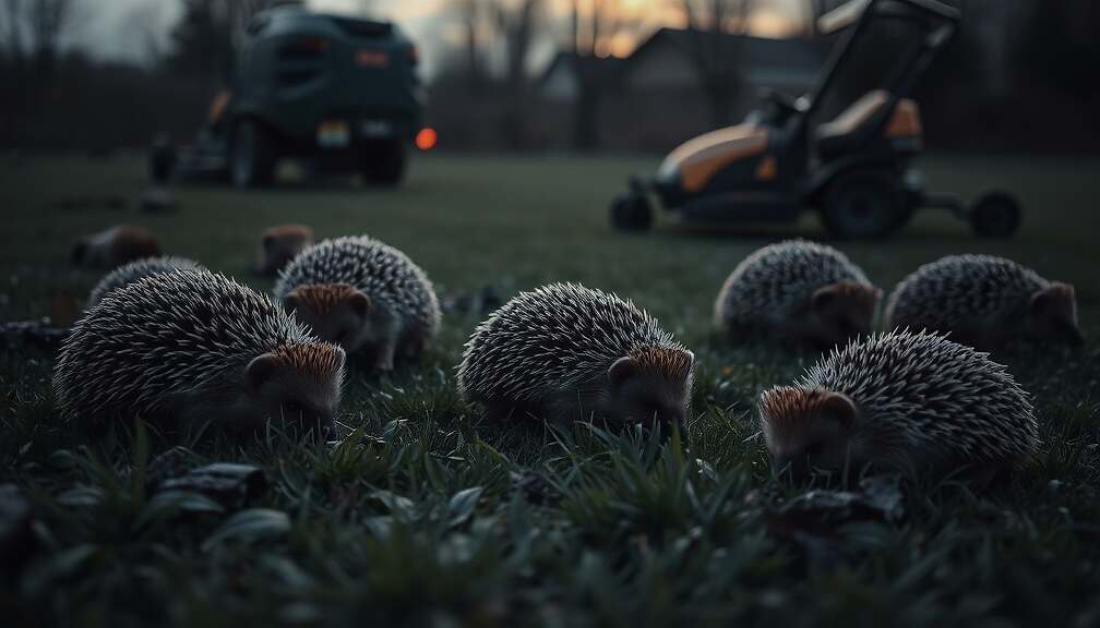 Greens Demand Nighttime Ban on Mowing Robots to Protect Hedgehogs