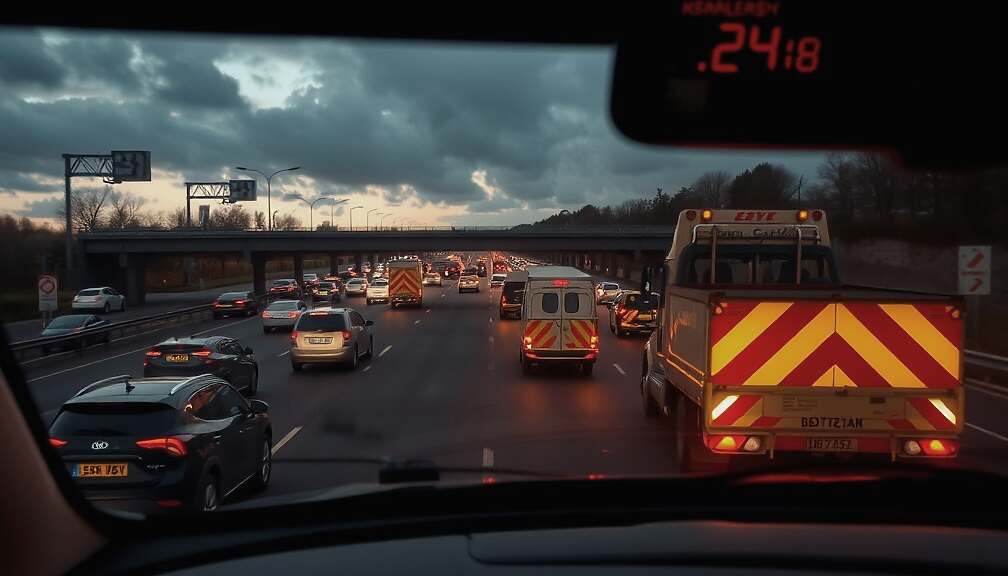 NRW Commuters Lose Hours Per Week Stuck in Staus and Roadworks