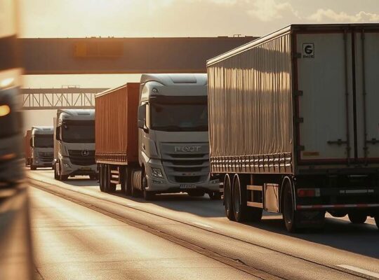 Truck Haulage Volume Slips in April, Signaling Economic Headwinds on German Autobahns