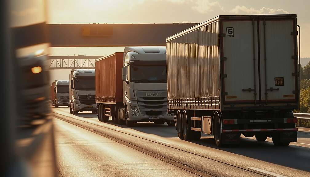 Truck Haulage Volume Slips in April, Signaling Economic Headwinds on German Autobahns
