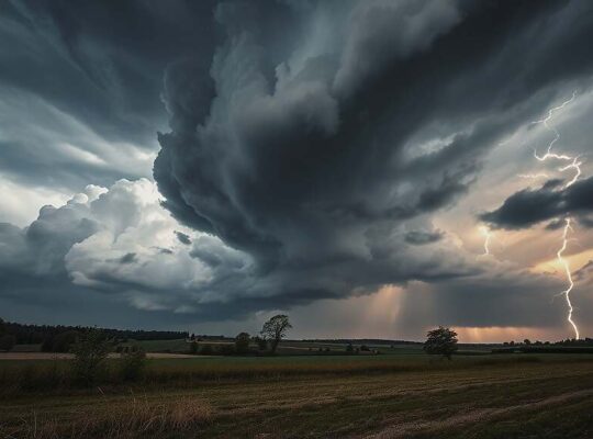 Severe Thunderstorm Warnings Expanded Across Central and South Germany Due to Unstable Weather Patterns