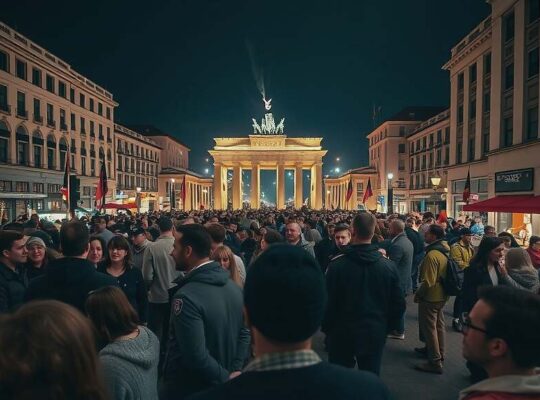 Berlin's Walpurgisnacht Was Largely Peaceful, Signaling Reduced Tension Despite Past Civil Unrest.