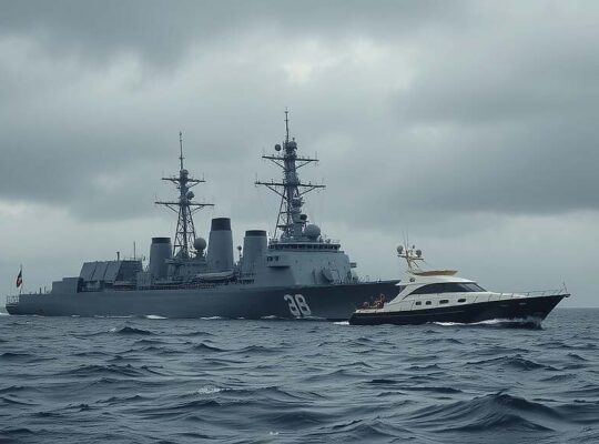 Russian Warship Fires Warning Shots at UK Yacht in English Channel