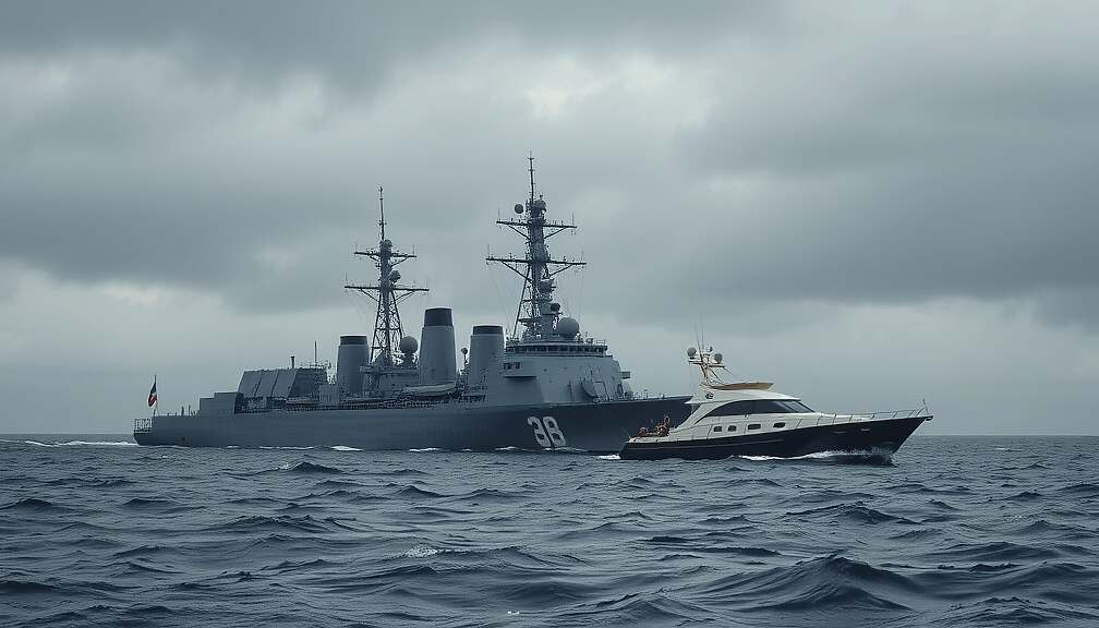 Russian Warship Fires Warning Shots at UK Yacht in English Channel