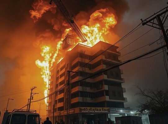 Major Fire in New Delhi Claims 21 Lives, Including Foreign Nationals