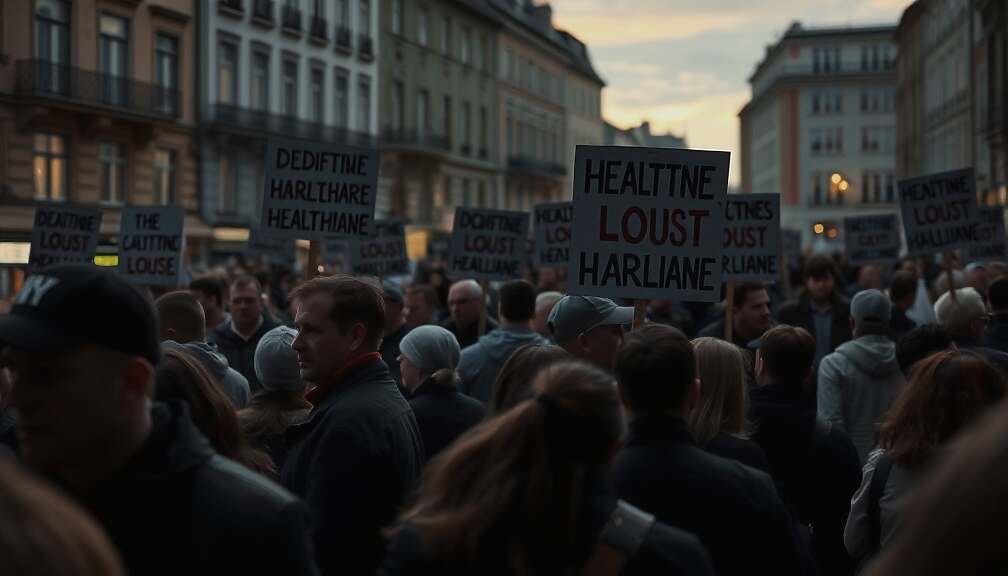Linke Chief Slams Care Reform as "Social Theft," Calls for Public Protests