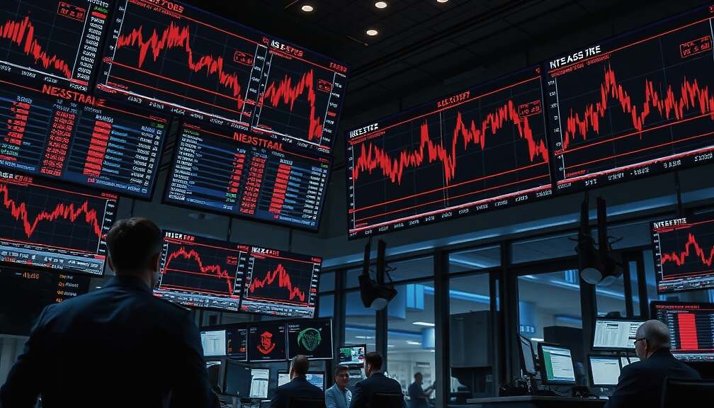 Dax Drops Below 25,000 Amid Geopolitical Uncertainty and Stagnating Wall Street Hopes