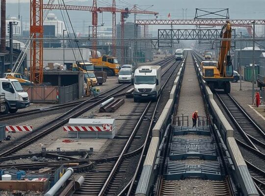German Railway Disruptions Cost Billions to Key Industries Like Steel and Automotive
