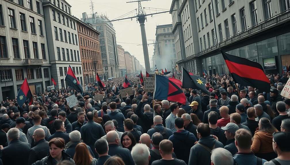 Steelworkers Rally in Berlin to Safeguard German Industry from Global Economic Threats