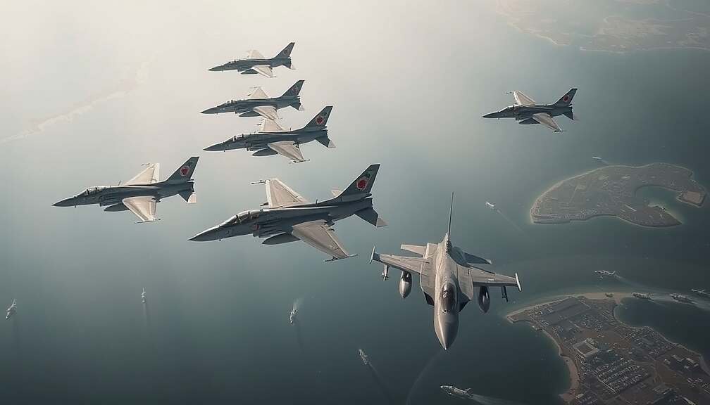 PLA Jets Surge Across Taiwan Strait, Intensifying China's Military Pressure