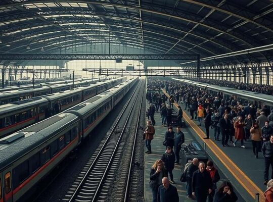 German Rail Punctuality Plummets to Historic Low in June