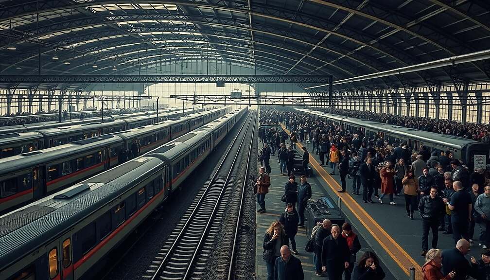 German Rail Punctuality Plummets to Historic Low in June