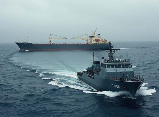 British Forces Intercept Russian Shadow Tanker in English Channel Operation